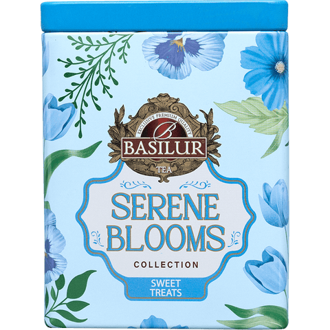 Te Verde con Frutillas y Rosas - Serene Blooms - 75 Gr - Basilur