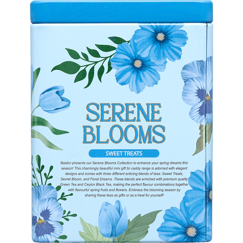 Te Verde con Frutillas y Rosas - Serene Blooms - 75 Gr - Basilur