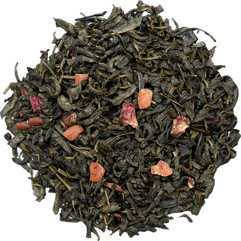 Te Verde con Frutillas y Rosas - Serene Blooms - 75 Gr - Basilur