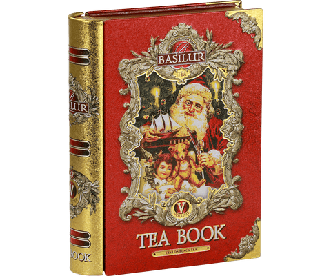 Lata Tea Book Navidad Volumen V (Red) 100 gr - Basilur