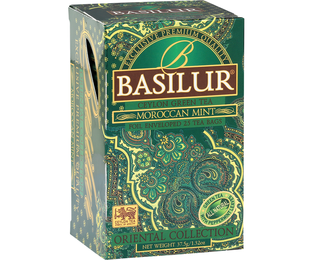 Te Ceylon-Té verde Moroccan Mint 25 bolsas