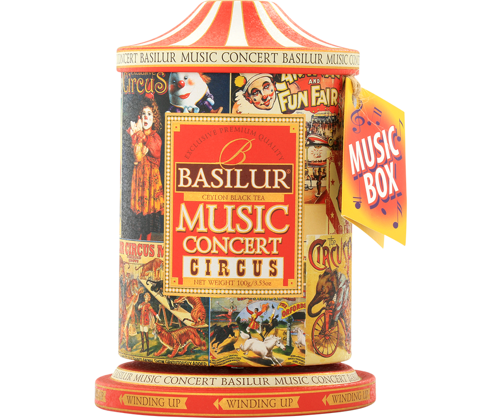 Té negro Ceylon- Lata Regalo Music Concert  Circus 100gr